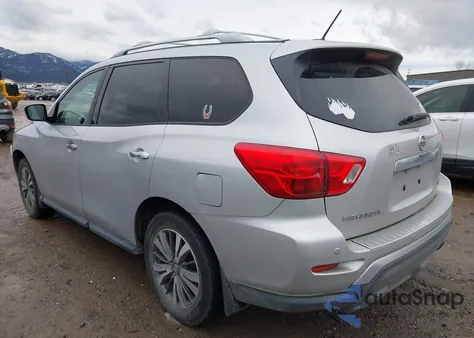 2017 Nissan Pathfinder Sv z USA, uszkodzony, nr VIN 5N1DR2MN2HC626325